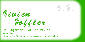 vivien hoffler business card