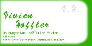 vivien hoffler business card